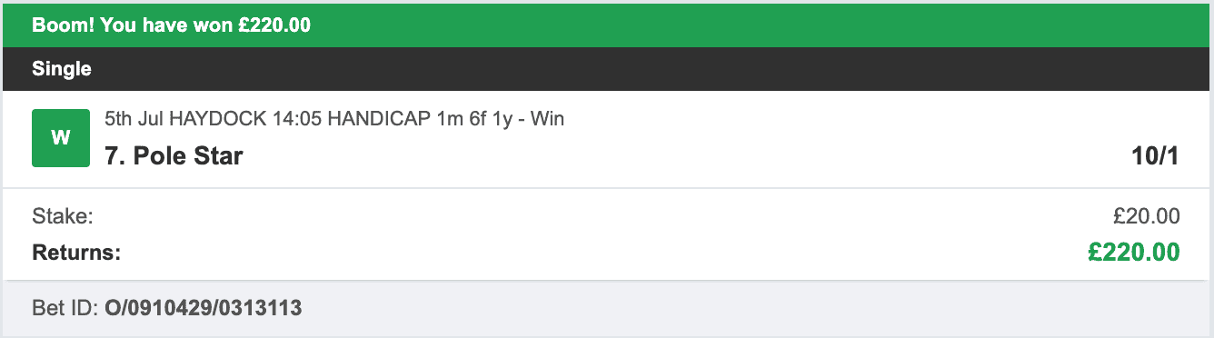 Core Value Bets - Winner 1 - 2025-07-05